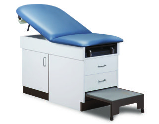 Clinton Family Practice Exam Table with Step Stool
